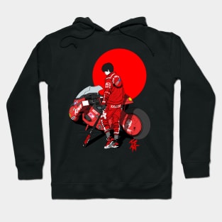 RED neo samurai Hoodie